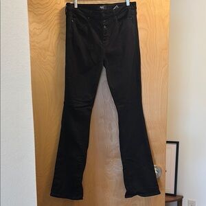 Paige bootcut black jeans
